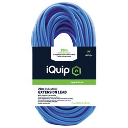 iQuip Extension Lead 20m 15Amp with10Amp Illuminated Plugs